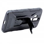 Wholesale ZTE Axon Pro A1P Armor Holster Combo Belt Clip Case (Black)